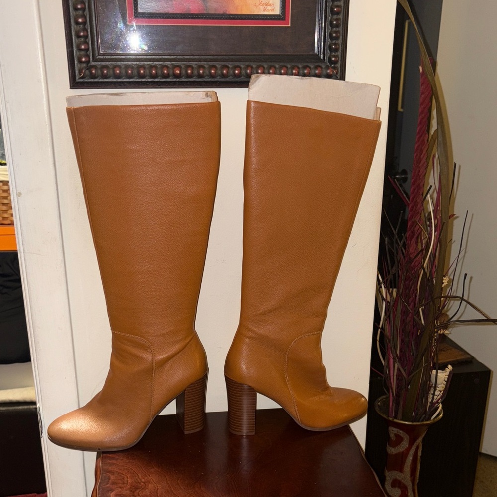 Kenneth Cole Reaction Brown Heeled Boots